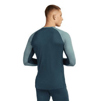 T-shirt a manches longues Icebreaker Merino Blend 125 ZoneKnit™ LS Crewe Men ABYSS/BLUE ASH/CB