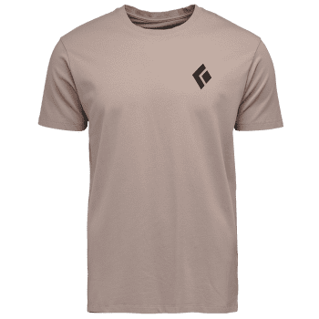 T-shirt a manches courtes Black Diamond SS Equipment For Alpinist Tee Men Pale Mauve