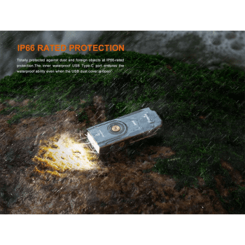 Lampe de poche Fenix Rechargeable Flashlight E06R Grey