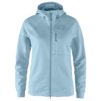 Sweat-shirt Fjällräven Abisko Grid Fleece Hoodie Women Breeze Blue