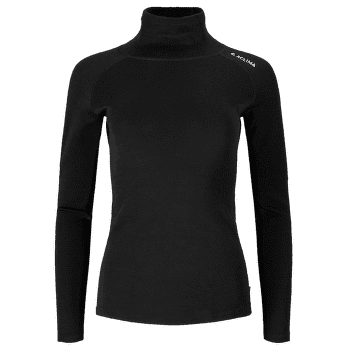 T-shirt a manches longues Aclima WarmWool Roll Neck Women Jet Black