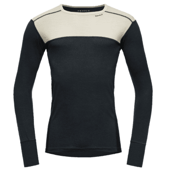 T-shirt a manches longues Devold Lauparen Merino 190 Shirt Men 010C RAW WHITE/INK/BLACK