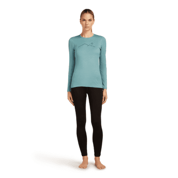 T-shirt a manches longues Icebreaker Merino 200 Oasis LS Crewe Rainer Ridge Women SUMMIT