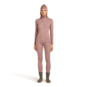 T-shirt a manches longues Icebreaker Merino 260 Tech Vertex LS Half Zip Delta Lines AOP Merino SUMMIT/BLUSH/J