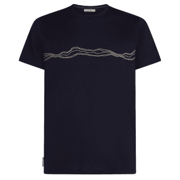 T-shirt a manches courtes Icebreaker Merino 150 Tech Lite SS Tee Mountain Pulse Men Midnight Navy