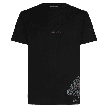 T-shirt a manches courtes Icebreaker Merino 150 Tech Lite SS Tee 30th Anniversary Men BLACK