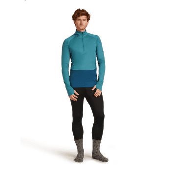 T-shirt a manches longues Icebreaker Merino 200 ZoneKnit™ LS Half Zip Men ATLANTIS/TOPAZ/CB
