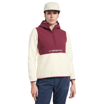 Sweat-shirt La Sportiva GUIDANCE SHERPA HOODY WOMEN Chalk/Redwood