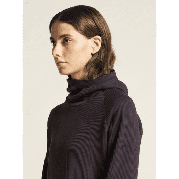 T-shirt a manches longues Craft Grid Hood Women DK PLUM