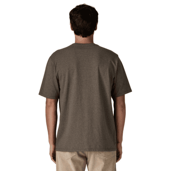 T-shirt a manches courtes Patagonia Shop Sticker Pocket Responsibili-Tee Men Marlow Brown