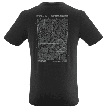 T-shirt a manches courtes Millet CDG CHAMONIX MAP TS SS MEN NOIR NEW