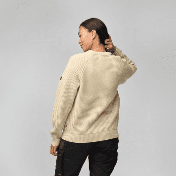 Pull Fjällräven Övik Waffle Knit Women Light Beige
