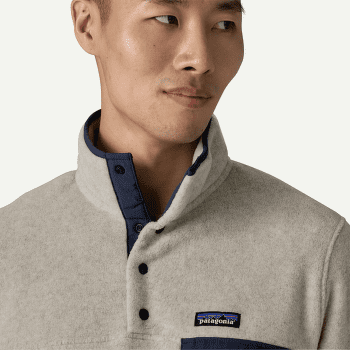 Sweat-shirt Patagonia Lightweight Synch Snap-T Pullover Men Salmon Energy: Old Growth Green