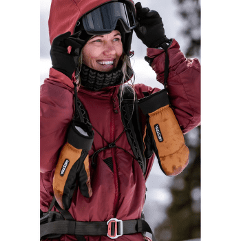 Gants Hestra Army Leather Wool Terry Mitt Grey