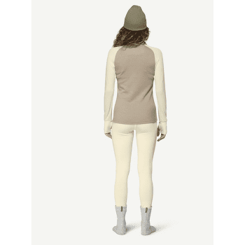 Pull Devold Expedition Merino Silk Zip Women 000B  OFFWHITE/STONE