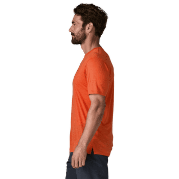 T-shirt a manches courtes Patagonia Capilene® Cool Merino Graphic Shirt Men Strata Stripe: Seabird Grey