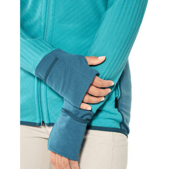 Sweat-shirt Icebreaker Descender LS Zip Women Jet HTHR/Black