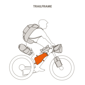Sac Vaude Trailframe black/green