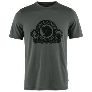 T-shirt a manches courtes Fjällräven Abisko Wool Classic SS Men Basalt