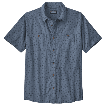Chemises a manches courtes Patagonia Back Step Shirt Men Tiny Islands: Utility Blue