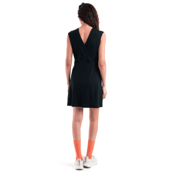 Robe Icebreaker Merino 200 Granary Sleeveless V Neck Women Black