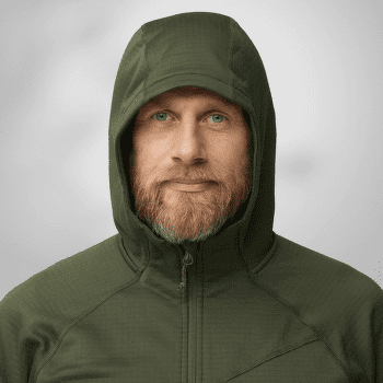 Sweat-shirt Fjällräven Abisko Grid Fleece Hoodie Men Mountain Blue
