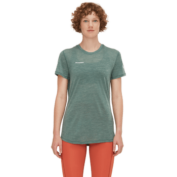 T-shirt a manches courtes Mammut Tree Wool FL T-Shirt Women marine melange 5784