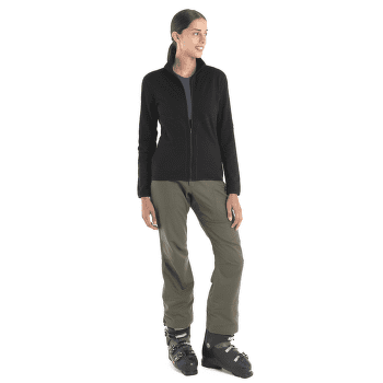 Sweat-shirt Icebreaker Merino 560 Realfleece™ Elemental LS Zip Women Black