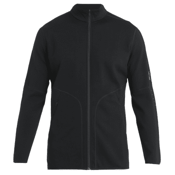 Sweat-shirt Icebreaker Merino 560 Realfleece™ Elemental LS Zip Men Black