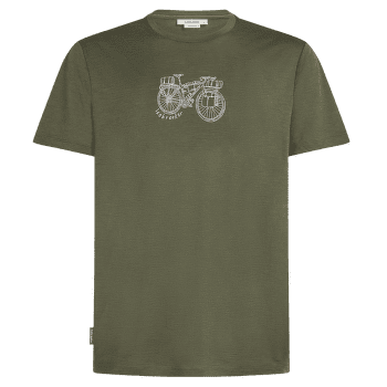 T-shirt a manches courtes Icebreaker Merino 150 Tech Lite SS Tee Adventure Ride Men LODEN