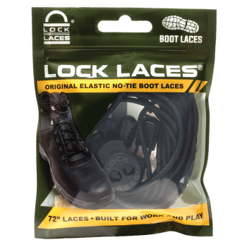 Lacets Lock Laces BOOT LACES Black Boot