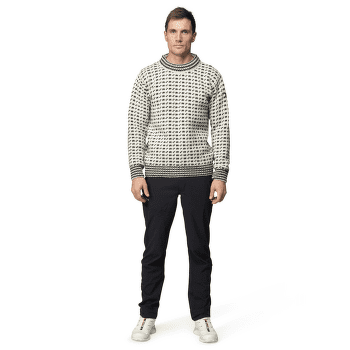 Pull Devold Original Islender Crew Neck 150B  CHALK PINK/ANTHRACITE