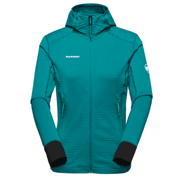 Sweat-shirt Mammut Taiss Light ML Hooded Jacket Women 40322 deep teal-black