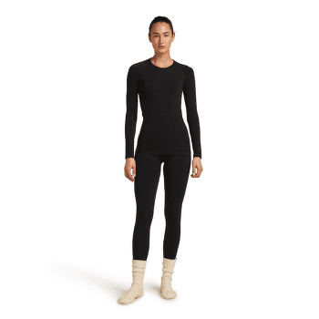 T-shirt a manches longues Icebreaker Merino 260 ZoneKnit™ Seamless LS Crewe Women BLACK