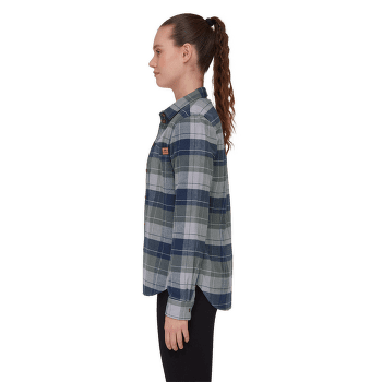 Chemises a manches longues Mammut Trovat Longsleeve Shirt Women 00823 strata-deep teal