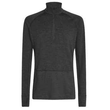 T-shirt a manches longues Icebreaker Merino 260 ZoneKnit™ LS Half Zip Men JET HTHR-011