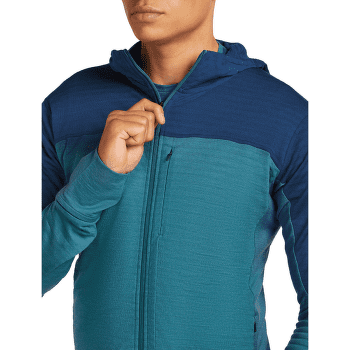 Sweat-shirt Icebreaker Merino Blend 300 RealFleece™ Descender LS Zip Men BLACK