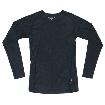 T-shirt a manches longues Devold Lauparen Merino 190 Base Shirt Women 284A INK
