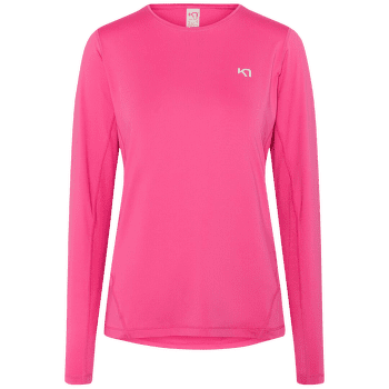 T-shirt a manches longues Kari Traa Nora 2.0 Long Sleeve SPINK/BRIGHT PINK