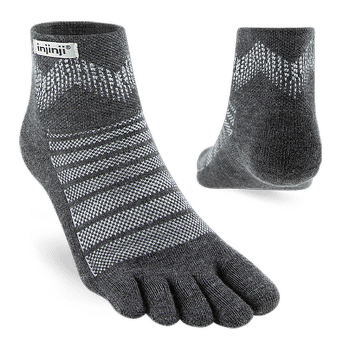 Chaussettes Injinji Outdoor Midweight Mini-Crew Wool SLATE