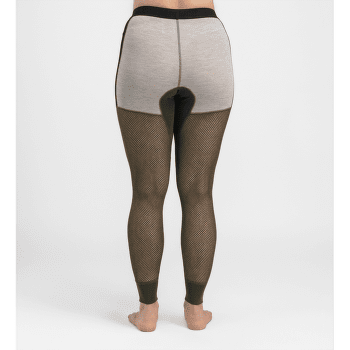 Leggings Aclima WoolNet Hiking Longs Women Jet Black/Poinciana/Capulet Olive