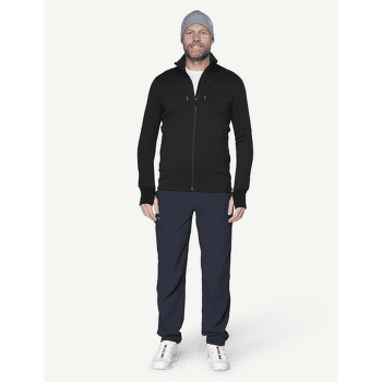 Sweat-shirt Devold Egga Grid Merino Jacket Men 960A CAVIAR