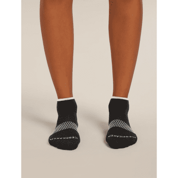 Chaussettes Icebreaker Multisport Light Mini Women Black/Snow/Metro HTHR
