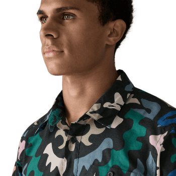 Chemises a manches courtes Patagonia Go To Shirt Men Flourish: Abundant Blue