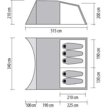 Tente Coleman Da Gama 5