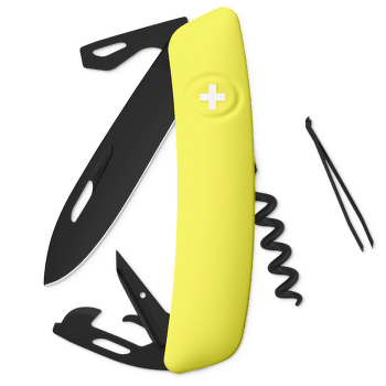 Couteau Swiza D03 Allblack Standard Moss