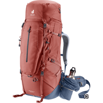 Sac a dos deuter Aircontact X 60+15 SL redwood-ink