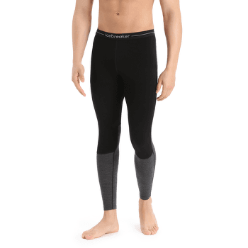 Leggings Icebreaker 200 ZoneKnit Leggings Men BLACK/JET HTHR/CB