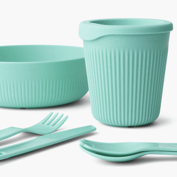 Ensemble Sea to Summit Passage Dinnerware Set - [1P] [6 Piece] Aqua Sea Blue