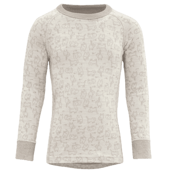 T-shirt a manches longues Devold Duo Active Merino Shirt Kid 010A RAW WHITE